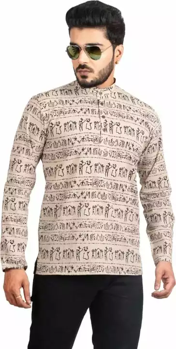 Post image Cambric cotton hand blook prints traditional prints short kurta full sleeves shirts available
Very amazing quality lahar Sagar shirt means wear jaipur call,8824055195