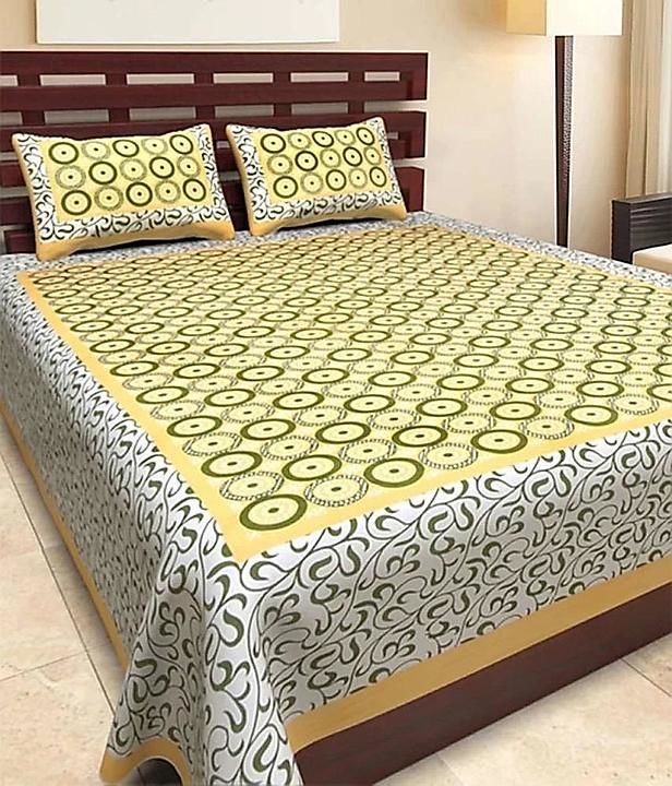 Jaipur cotton Bedsheet 350 uploaded by Daisy Collection  on 11/12/2020