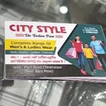 Business logo of CITY STYLE......The fancy garment