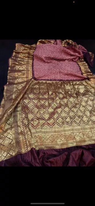 pure silk kanchivarm saree with bandhej  uploaded by business on 7/15/2022