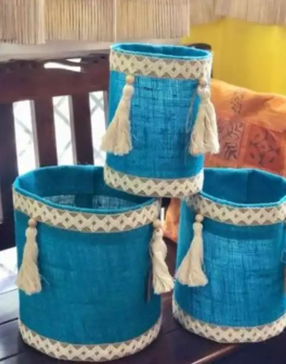 Product image of Handcrafted jute planters, price: Rs. 1700, ID: handcrafted-jute-planters-29503d47