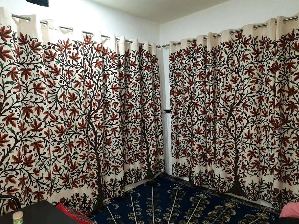 Kashmiri work curtain uploaded by B.S handcraft manufacturing and export company on 7/15/2022