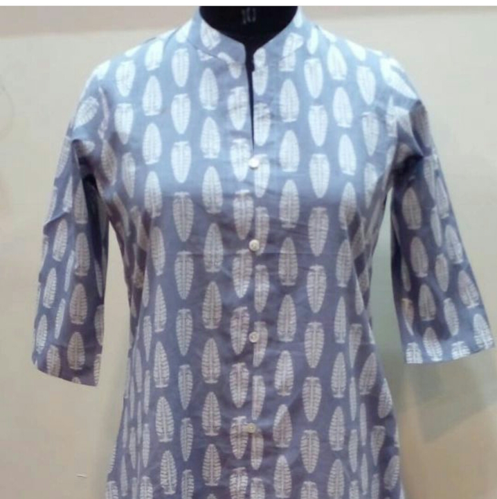 Cotton a line kurti  uploaded by business on 7/15/2022