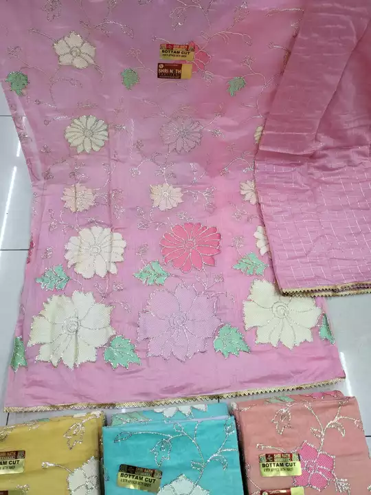 Post image Chanderi Suits Sale Price Rs: 399/-