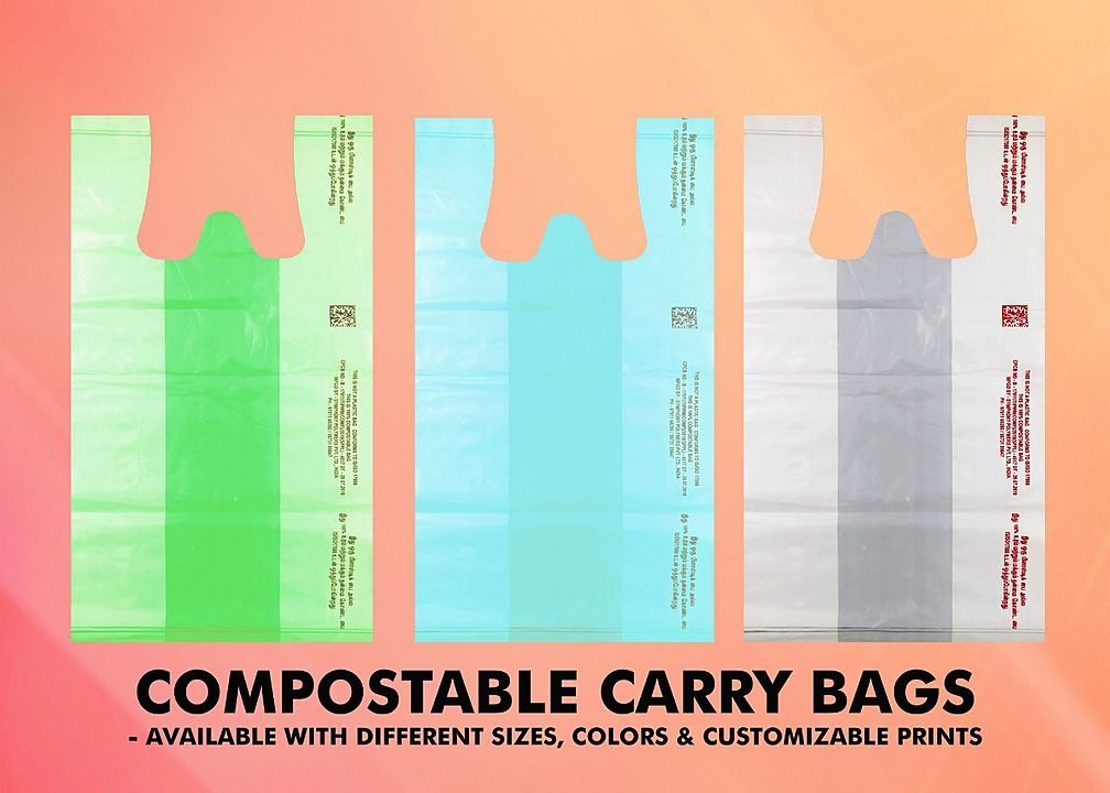 Compostable carry bags. Per kilo uploaded by Symphony Polymers Pvt Ltd on 11/12/2020