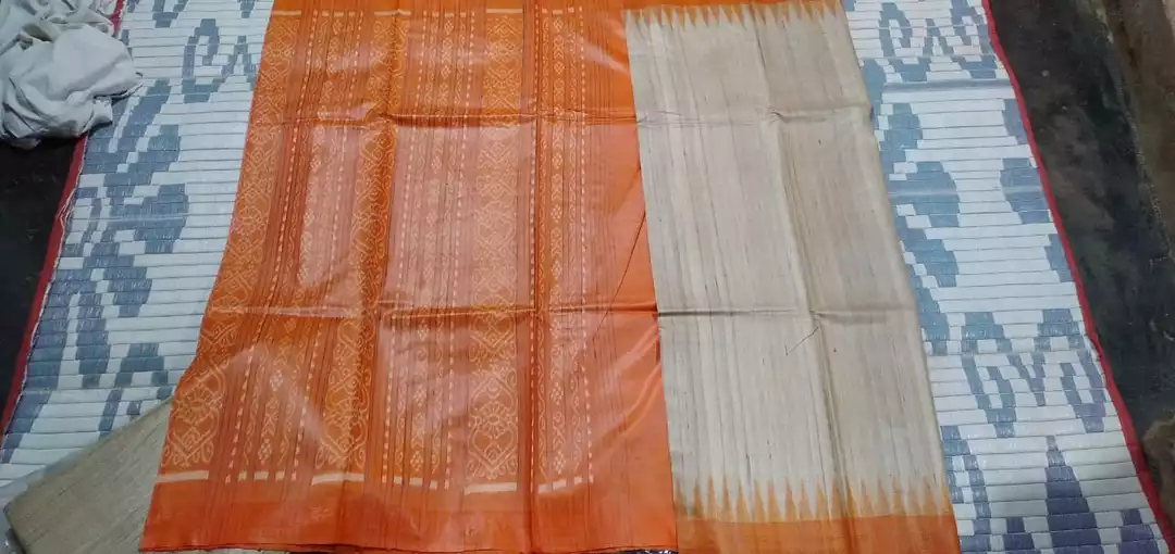 Handloom tassar ghicha silk saree uploaded by business on 7/16/2022