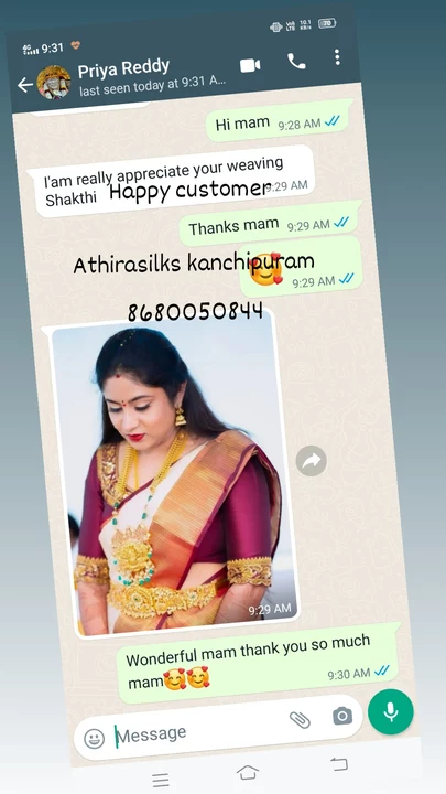 Athirasilks kanchipuram  uploaded by Kanchi silk sarees on 7/16/2022
