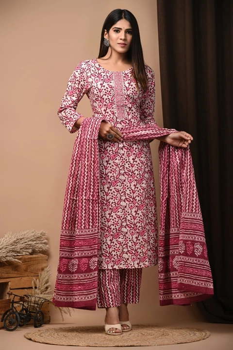 Product image with ID: pure-cotton-kurti-pant-with-dupatta-7cf0e086