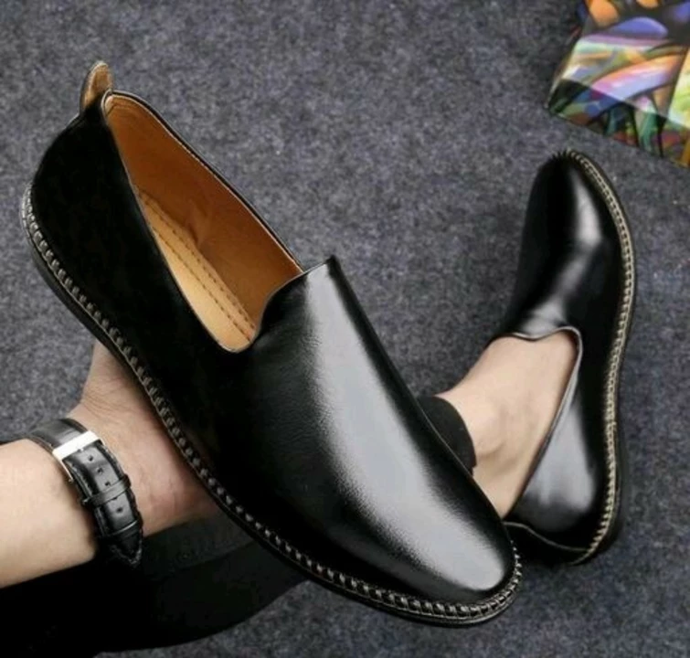 📣🥳 Lazy21 Synthetic Leather Black 🖤 Trendy And Attractive Slip On Mojari For Men 😍 uploaded by .lazy21.com on 7/16/2022