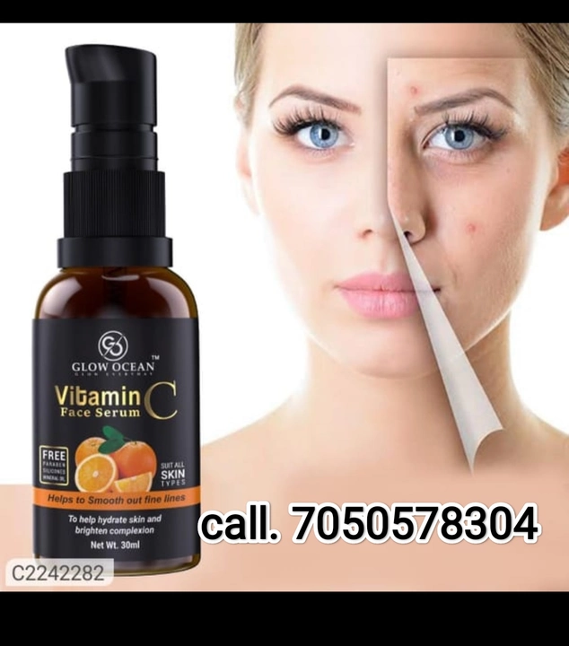 Glowocean vitamin c serum for clearing face  uploaded by business on 7/16/2022
