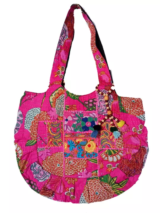 Post image Pink colour handcrafted bags