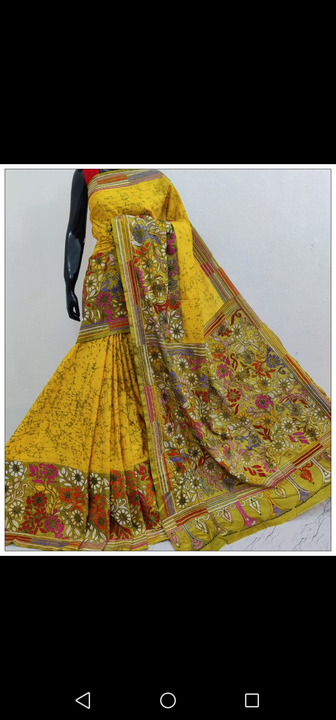 Post image *These are batik kantha sarees on art silk/blended Bangalore silk with bp*