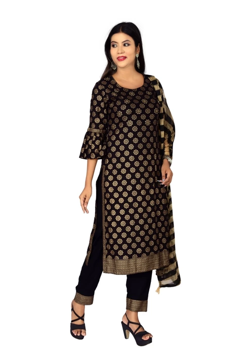 Woman's Rayon Kurta with Pant Set  uploaded by MAANYA IMPEX on 7/16/2022