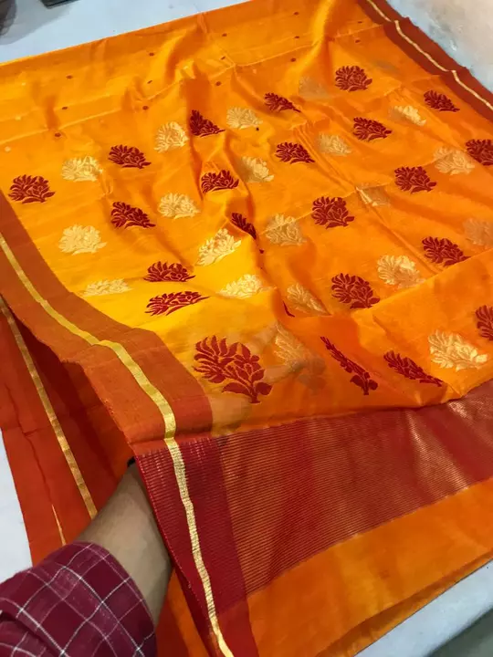 Chànderi handloom saree uploaded by business on 7/16/2022