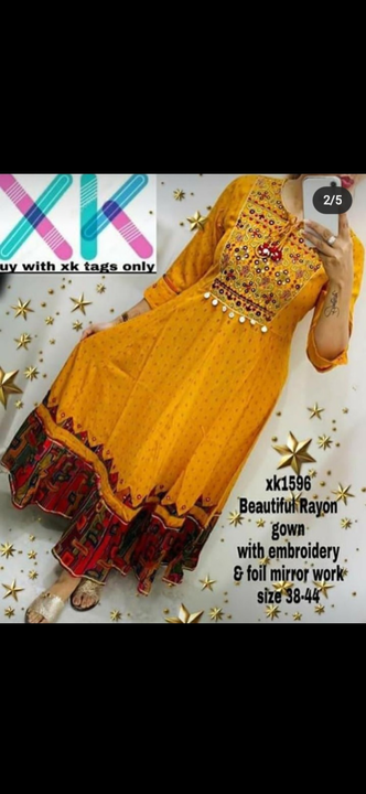 Long dress uploaded by Kaviraj Creation on 7/16/2022