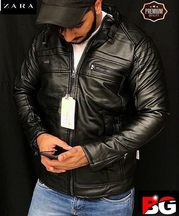 😍😍😍😍
  
*Zaraman*

*Leather jacket*

Awesome colors🎨

*Heavy stuff*

Size M(38) L(40) XL(42) XX uploaded by Barkat collection on 11/12/2020