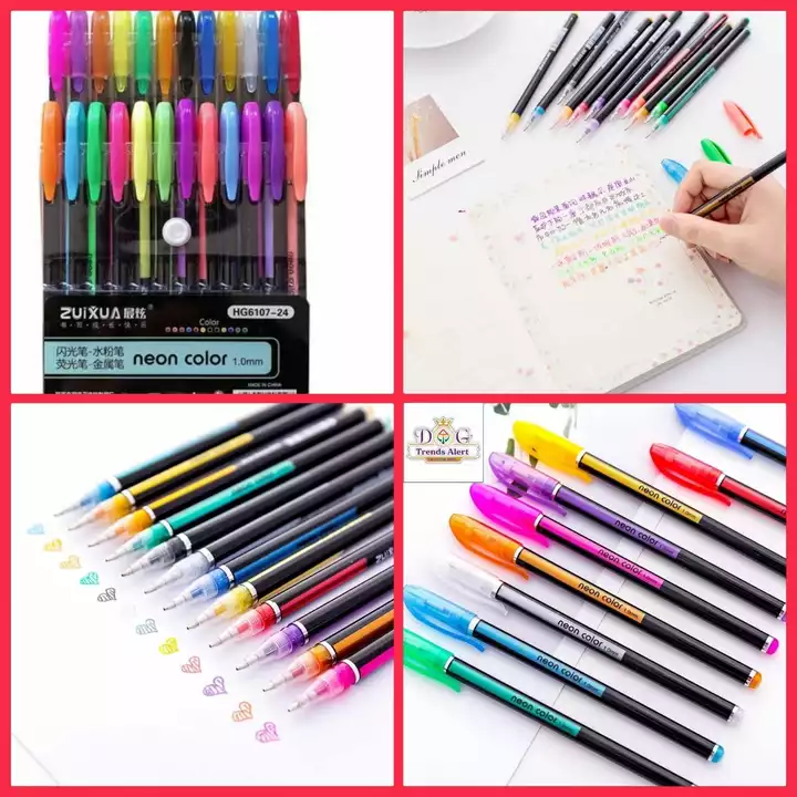 24colour gel pen set  uploaded by business on 7/16/2022