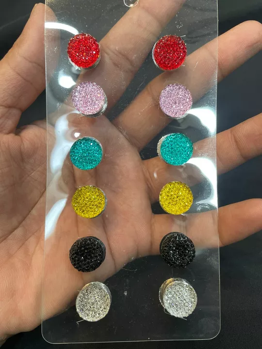 Round sugar magnetic hijaab pins  uploaded by business on 7/16/2022