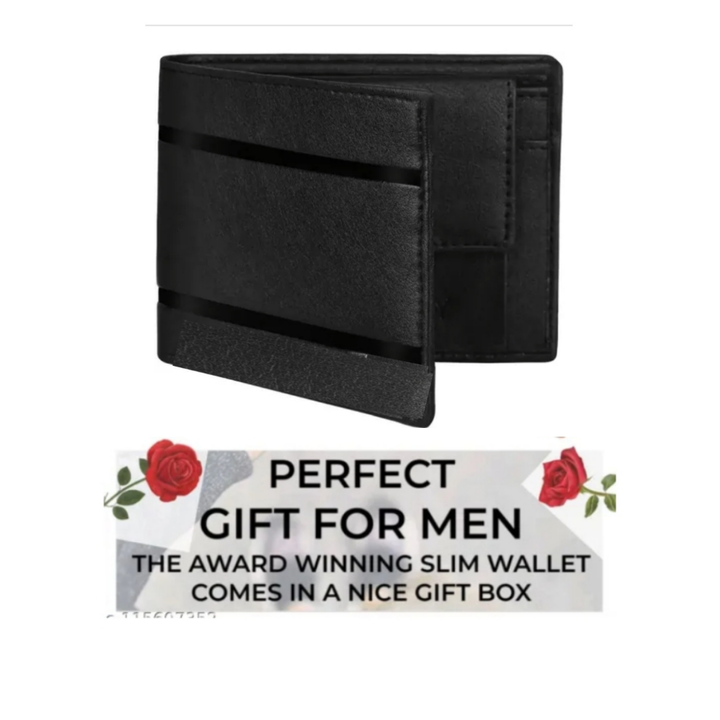 Mens wallet 2 Line Black  uploaded by business on 7/16/2022