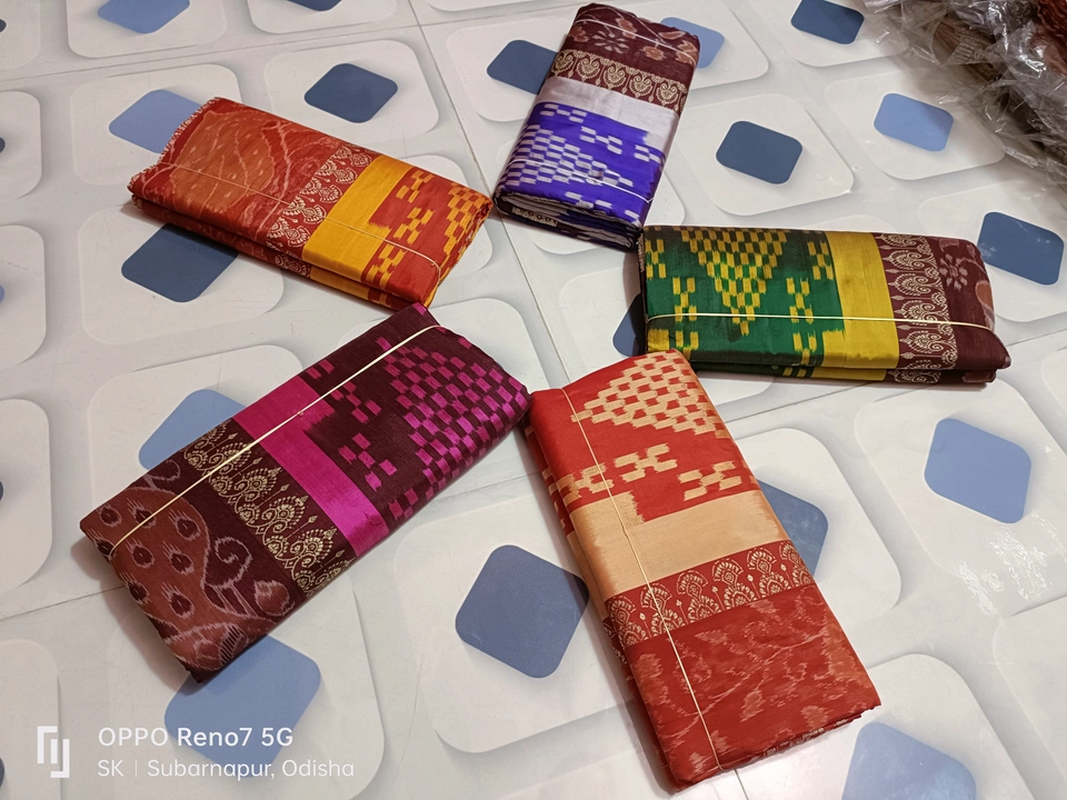 Sambalpuri patta saree wholesale price available uploaded by SKM handloom weavers on 7/17/2022