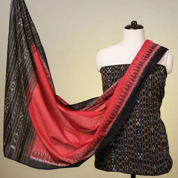 Sambalpuri handloom dress material  uploaded by Tantaloom textile & co. on 7/17/2022