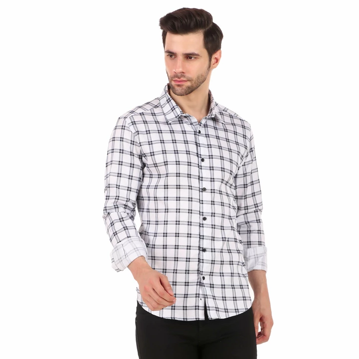 Cotton Casual Full Sleeves Checks Shirt  uploaded by Indram Enterprises on 7/17/2022