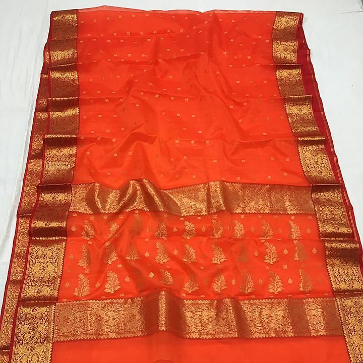 Chanderi saree uploaded by business on 11/12/2020