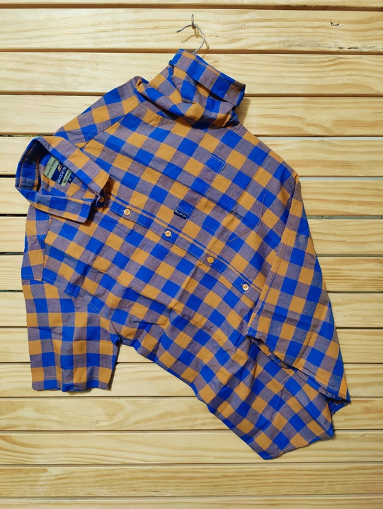 100% cotton men's half sleeve check shirt uploaded by business on 7/17/2022