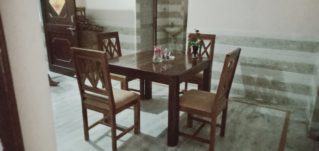 4 chair sisam wood furniture Daing table  uploaded by business on 7/17/2022