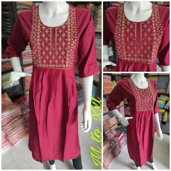Cotton kurti uploaded by A.L.R Textile And Supplier on 7/17/2022