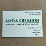Business logo of Sayra creation