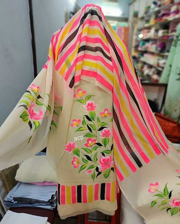 Hand painted suits uploaded by Anmol boutique on 11/12/2020