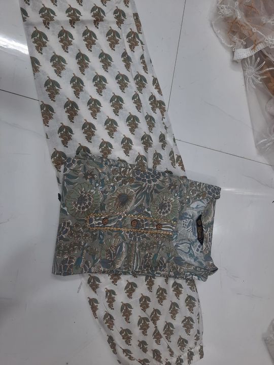 Jaipur cotton kurti pant set uploaded by Veer on 7/17/2022