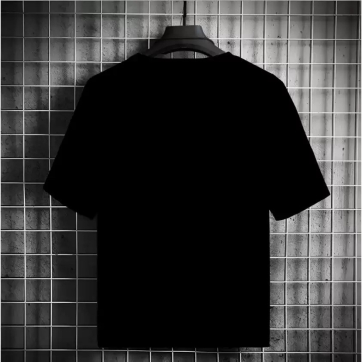 ZOOM PRINTED MEN'S BLACK T-SHIRT  uploaded by CRUSH SHOP INDIA on 7/17/2022