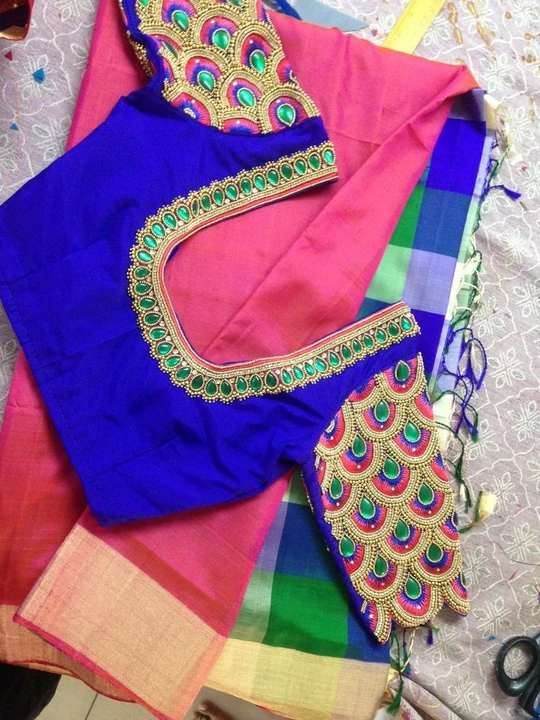 Wedding and bridal Aari blouse  uploaded by Athirstam designer studio theni on 7/17/2022
