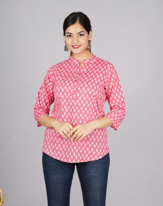 Royan printed top  uploaded by TASHU collection on 7/17/2022