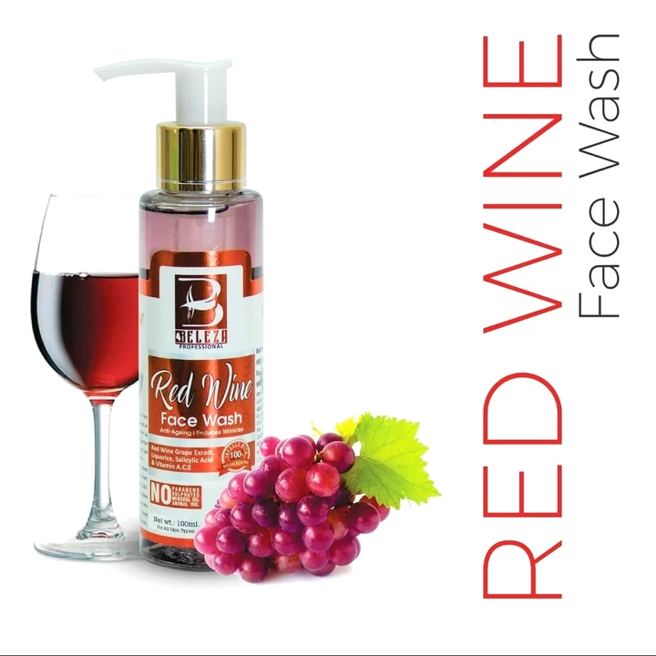 Red wine face wash  uploaded by Beleza Professional on 7/18/2022