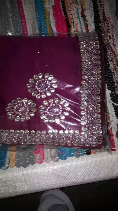 Saree hanwork uploaded by business on 7/18/2022
