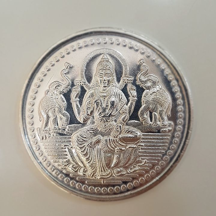 50 gram Lordess Laxmi 999 Silver Coin uploaded by business on 11/13/2020