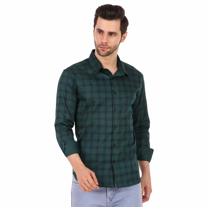 Cotton Casual Full Sleeves Checks Shirt  uploaded by business on 7/18/2022