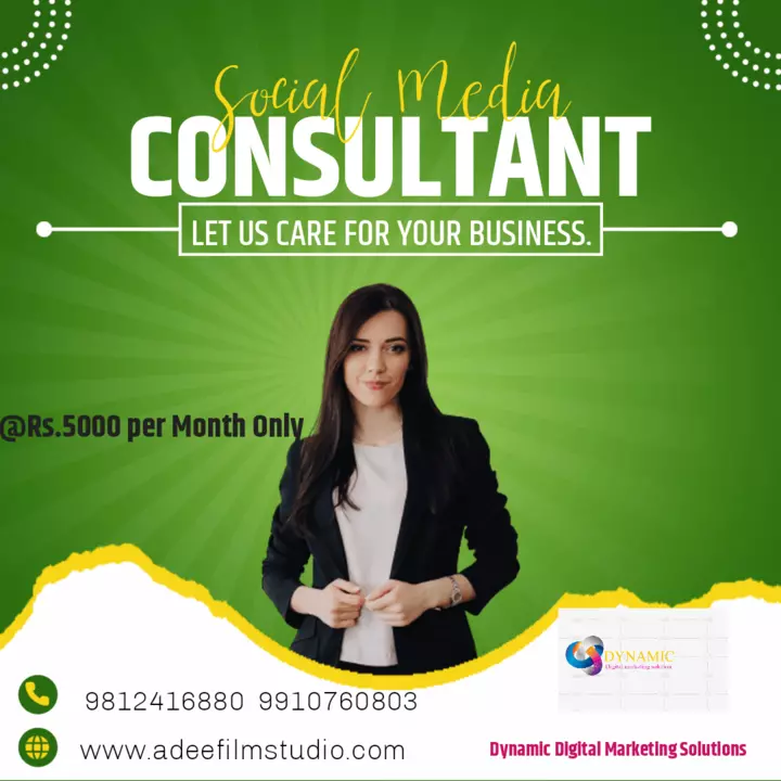 Post image Get Social Media Promotion Starts @Rs  5000 per month only