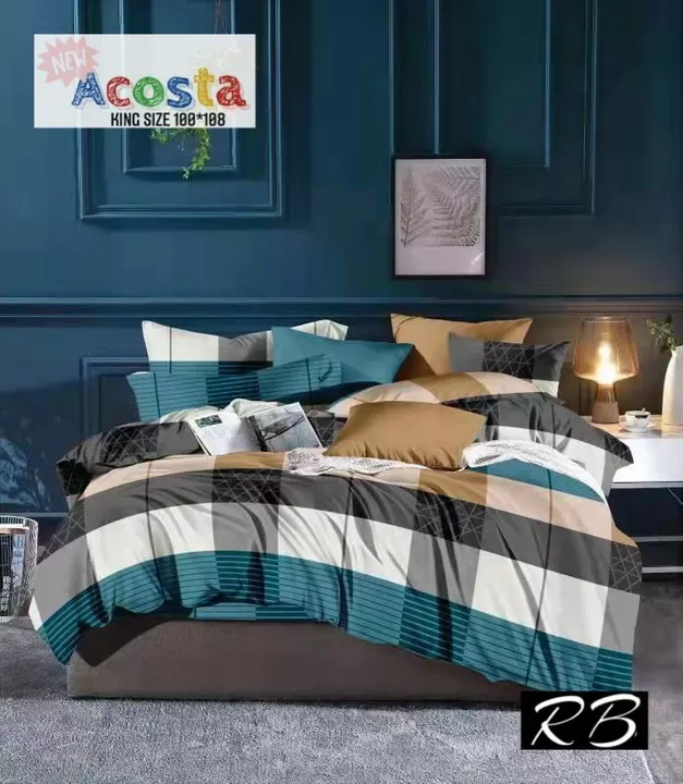 Acosta king size bedsheets uploaded by SIMMI INTERNATIONAL on 7/18/2022