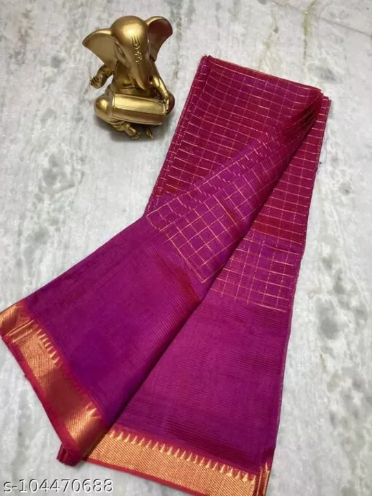Silk chanderi saree uploaded by business on 7/18/2022
