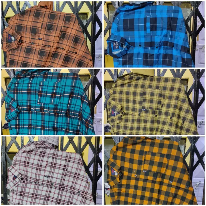Chex shirts  uploaded by GANESH MENS WEAR on 7/18/2022