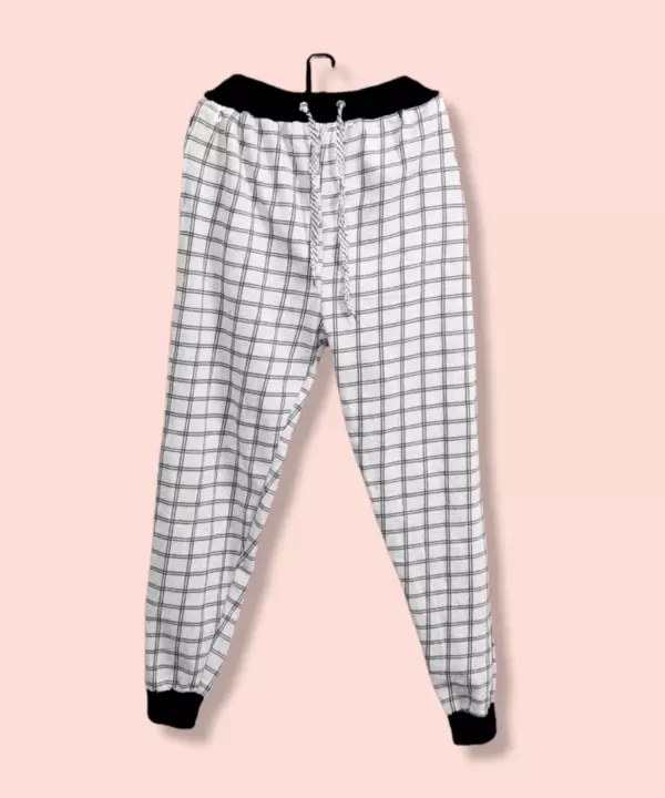 Unisex checked pant white uploaded by business on 7/18/2022
