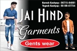 Business logo of Jai Hind Garments (Gents Wear)
