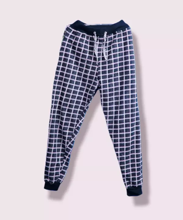 Unisex track pant black checked uploaded by business on 7/18/2022