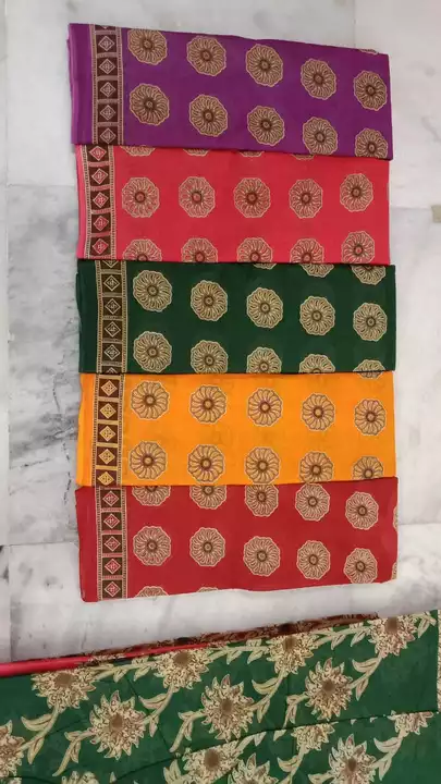 Post image Book fold jetpur finish batick saree