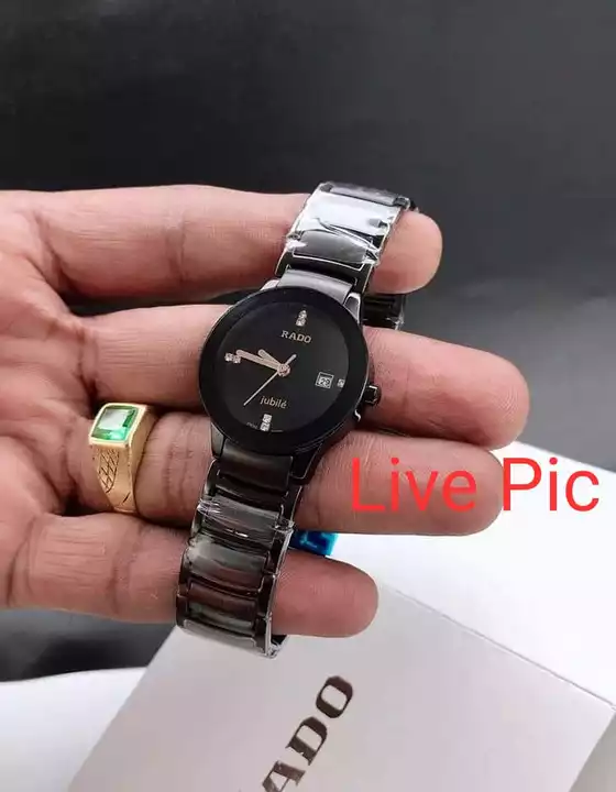 Post image 🌟 Rado Centrix Classy Black Color Available &amp; Ready to ship today 🌟
# Rado# 7A # For Her# Full Black 🖤# Jubilee Collection# Features--Working date, Super High Quality Quartz Movement &amp; metal scratch resistant belt -Original Lock -High End Quartz Machinery 
✨ New Updated Price &amp; *Free RADO Brand Box🎁* ✨ 
WhatsApp 9803337774*Rate- 850/- With Shipping*