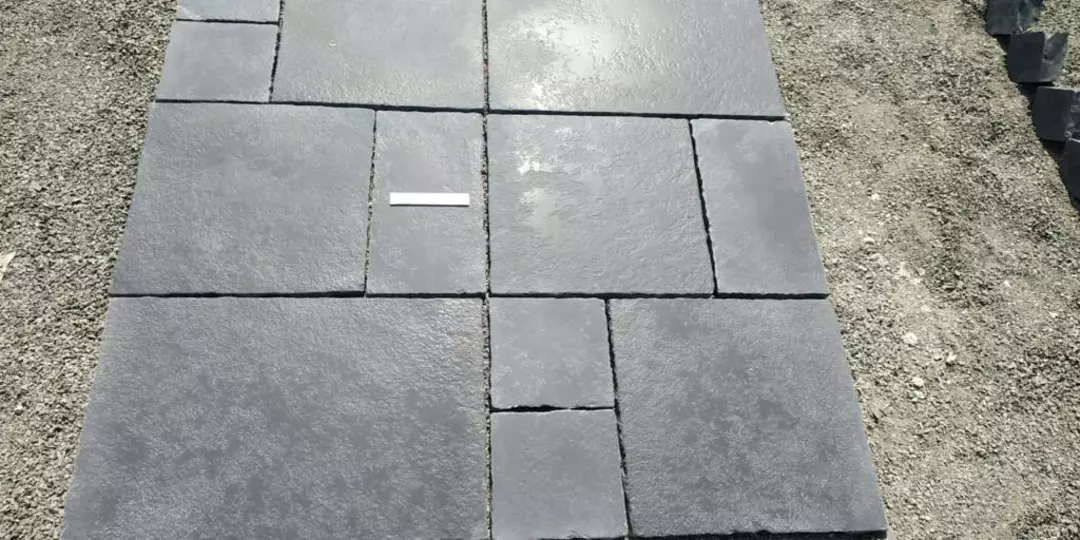 Tandur grey handcut halfhoned brushed uploaded by Natural limestones on 7/19/2022